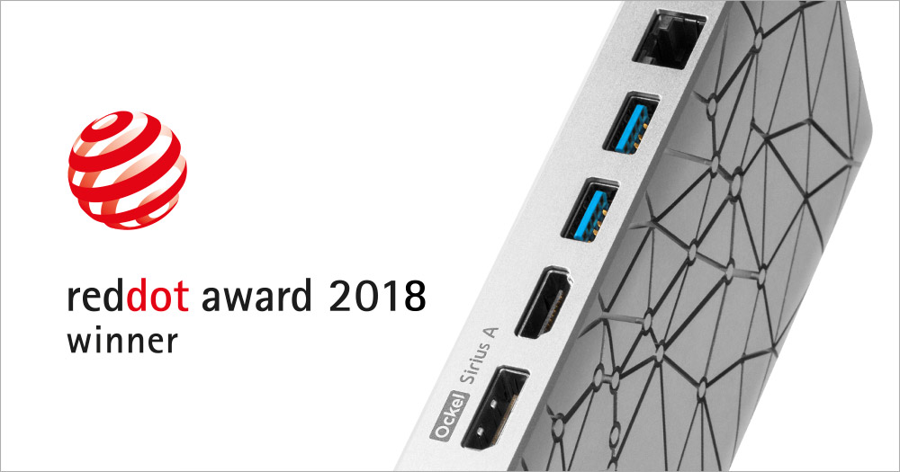 Red Dot Award 2018 Ockel Computers